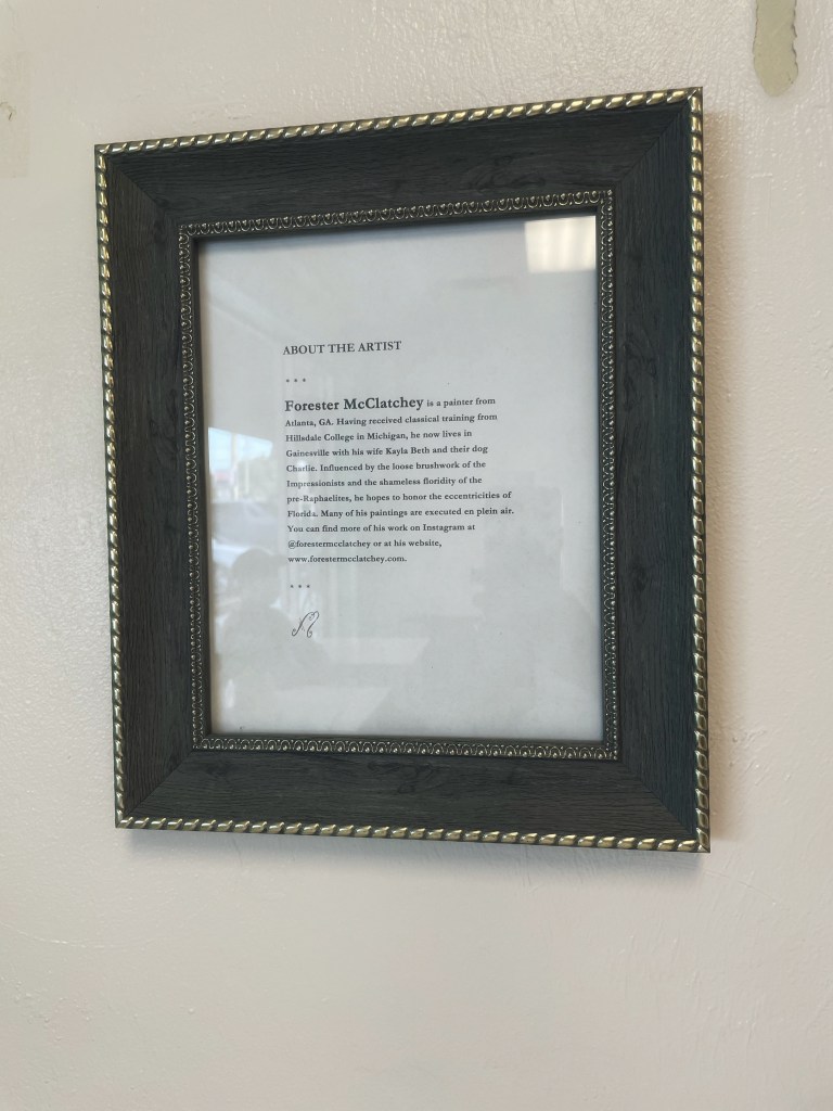 Featuring artist Forester McClatchey