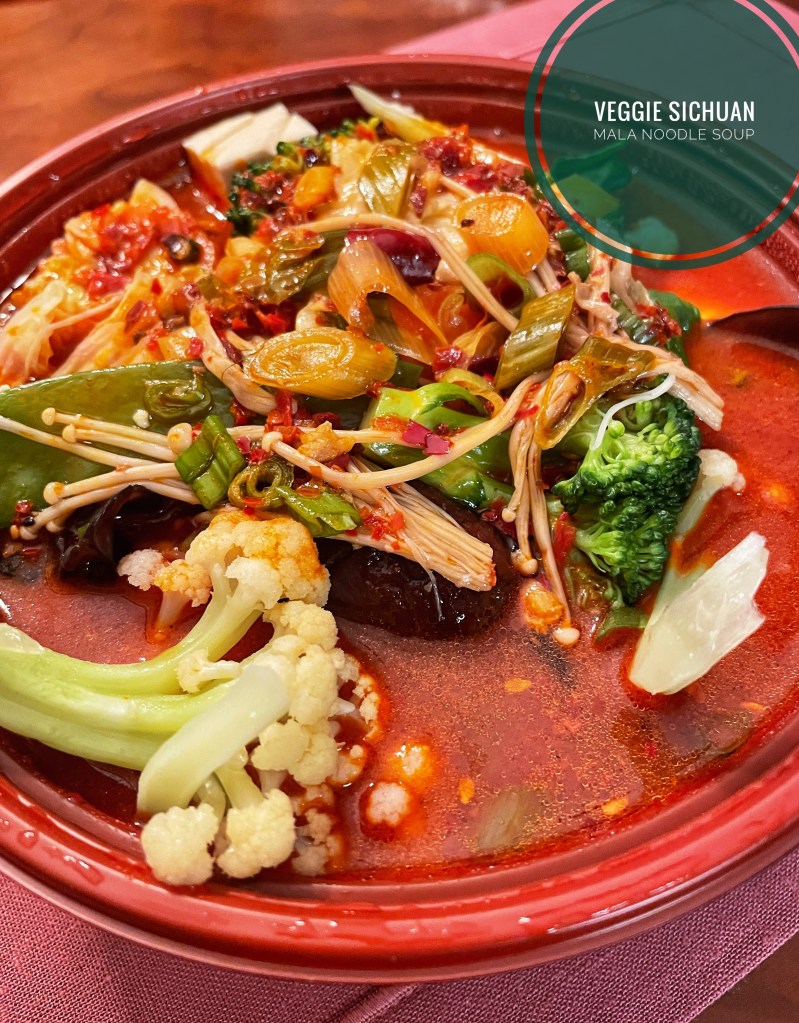 Veggie Mala Sichuan Noodle Soup