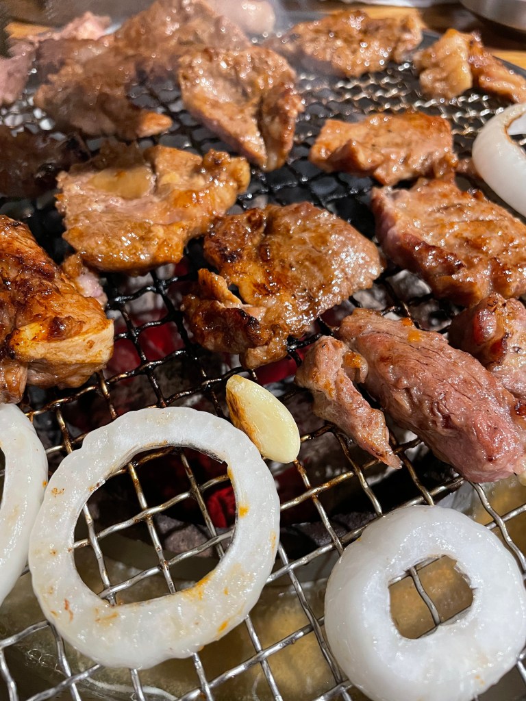 Meat is cooking well!