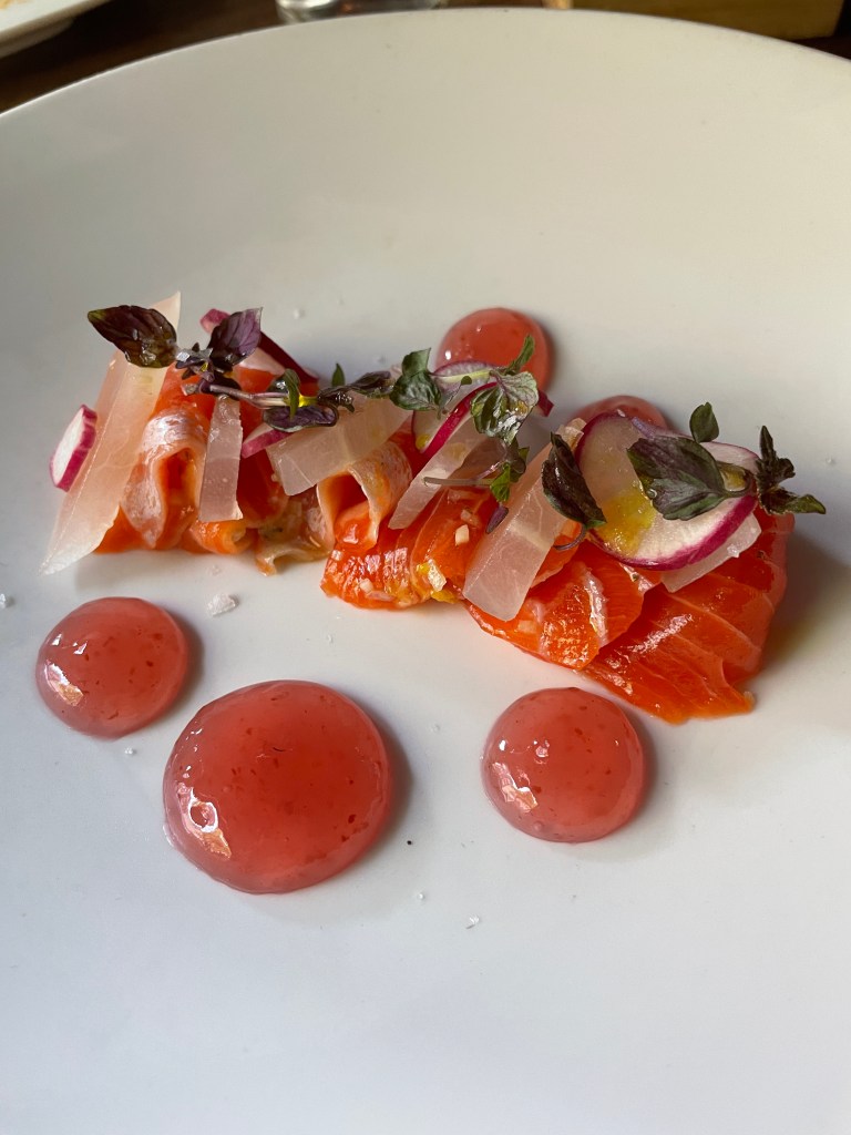 Ocean trout sashimi