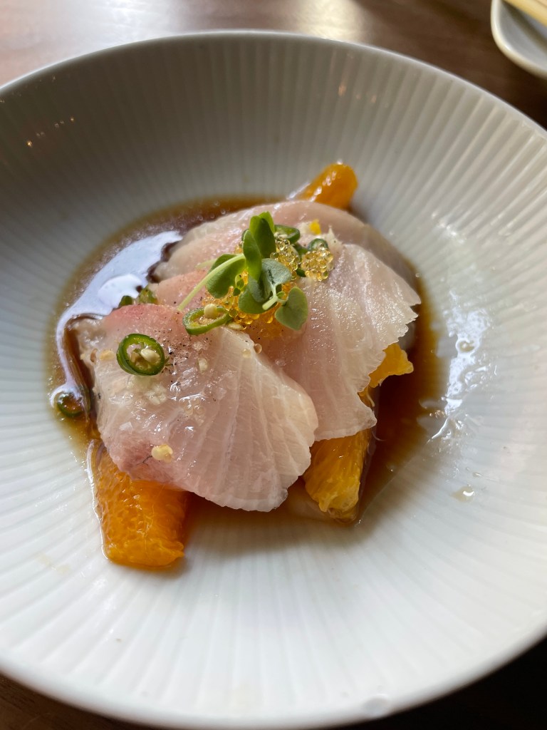 Yellowtail sashimi