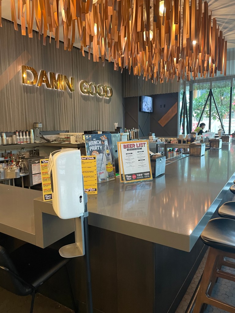 Indoor bar at Torchy's (Downtown location)