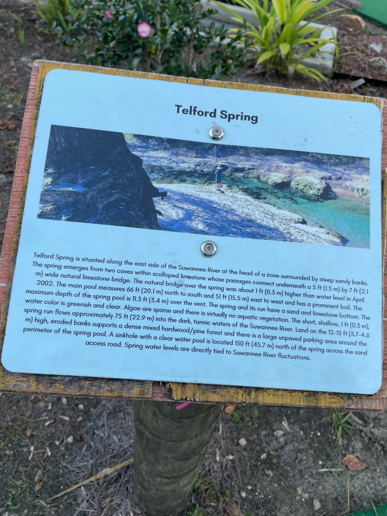 Each hole is named after a spring in Florida!