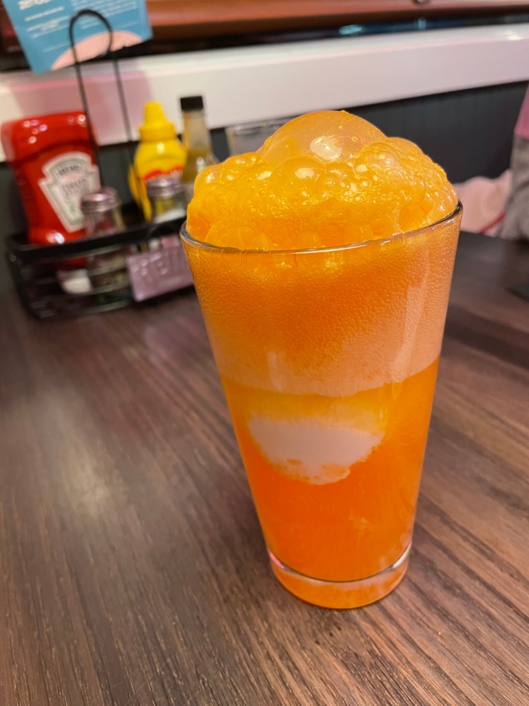 Orange vanilla float