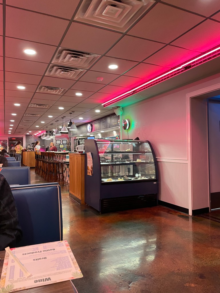 Interior of diner