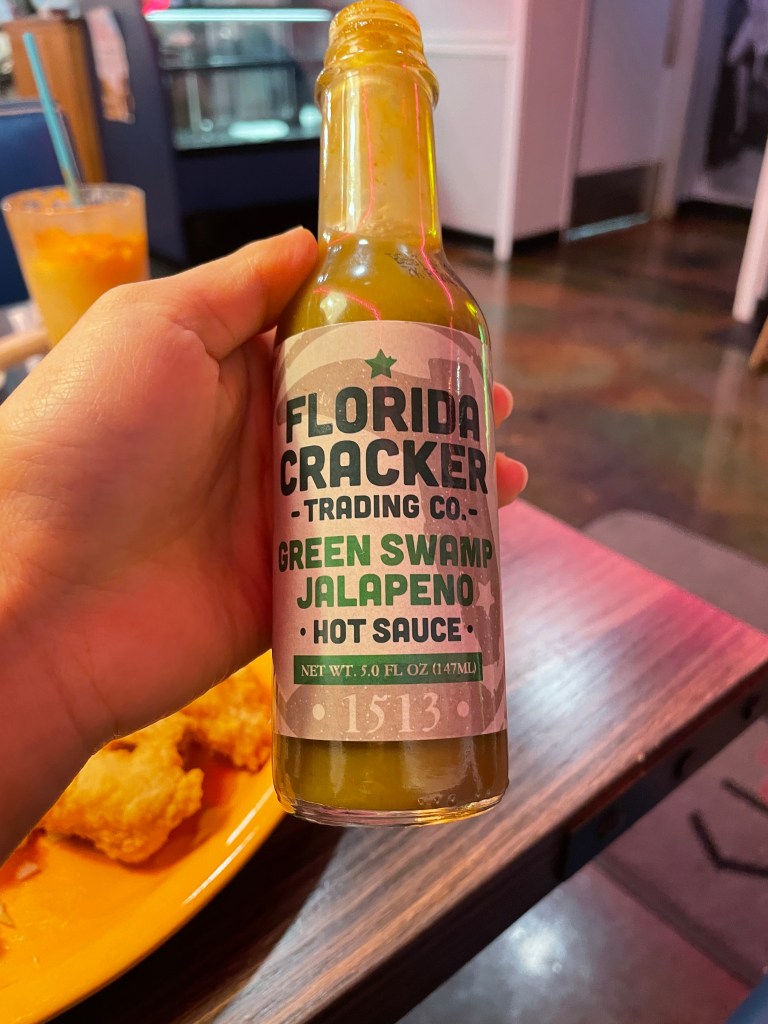 Delicious green jalapeno hot sauce